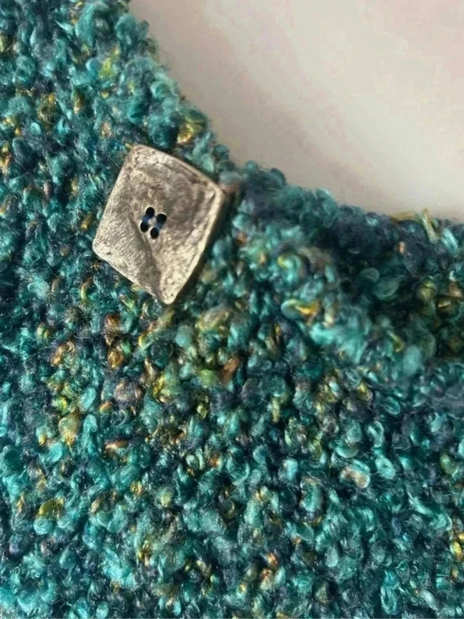 💙 Chaleco de lana verde pato valy 36/42 – estilo cómodo y moderno – photo 3